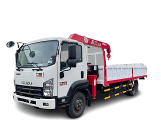xe isuzu 6.5 tấn gắn cẩu 3 tấn